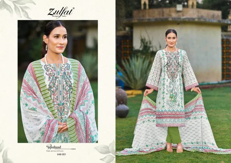 Gulnaaz Vol 3 By Zulfat Cotton Printed Dress Material Wholesalers In Delhi